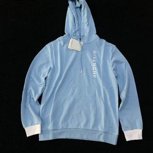 pale blue hoodie